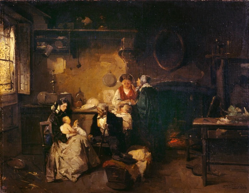 La visita alla nutrice - Fondazione Cariplo, Gallerie di Piazza Scala